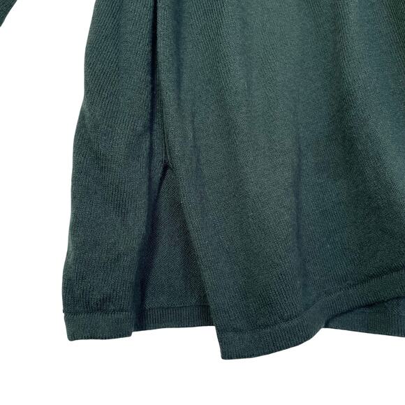 J. JILL V-Neck Sweater Size M Cotton Lightweight Business Casual Fall Academia - Picture 7 of 12